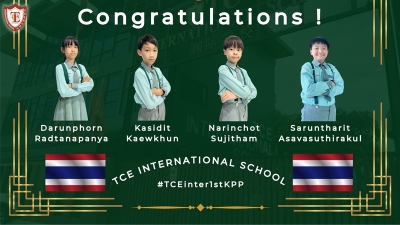 TCE Students to Represent Thailand!